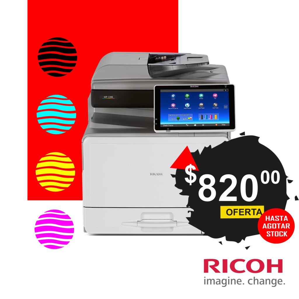 RICOH MP C306 Aacopiadorasperu